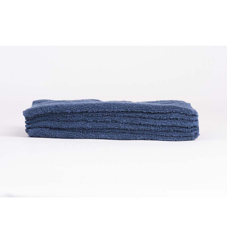 Serviette dinvité Cosibel en coton jeans 30x50cm