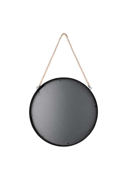 Spiegel rond zwart ?40cm