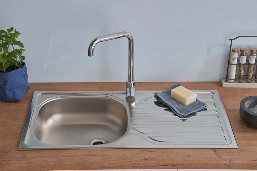 Spoelbak Ned inox 86x43,5cm