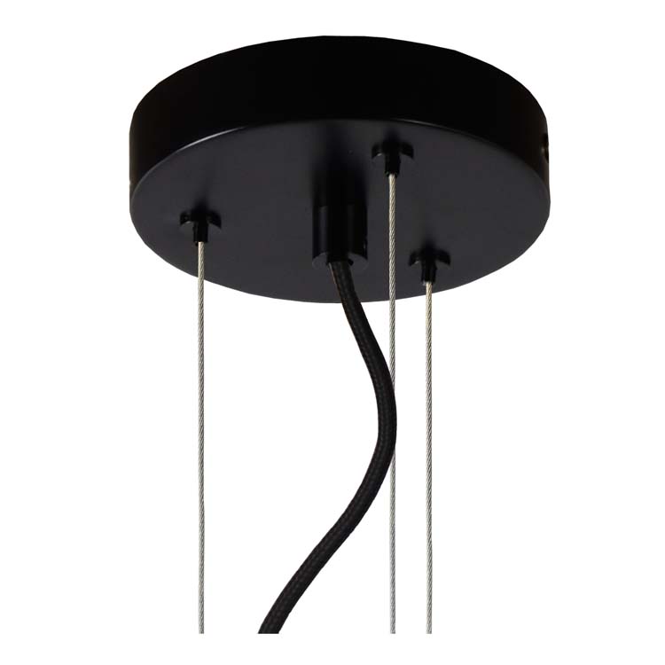 Lucide FLORIEN - Hanglamp - Ø 28 cm - E27 - Fumé
