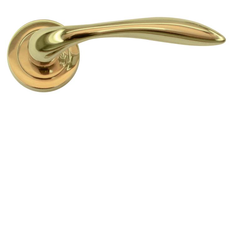 Poignée de porte cagliari titanium sans rosace