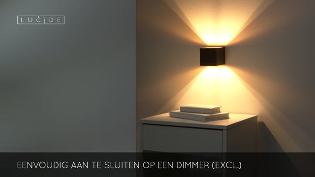 Lucide DEVI - Wandlamp - G9 - Zwart Lucide DEVI - Wandlamp - G9 - Zwart