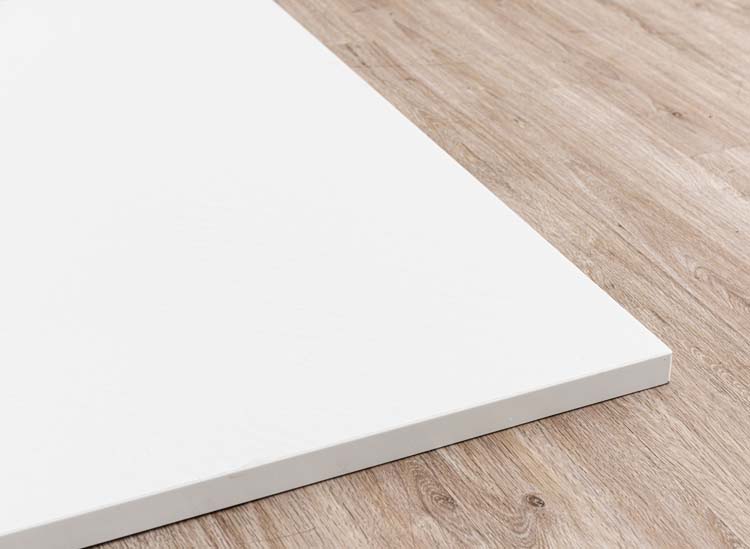 Douchebak Moby SMC mat wit leisteenlook 90x90cm