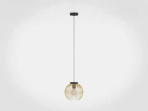 Hanglamp Vene 1xE27 zwart/goud