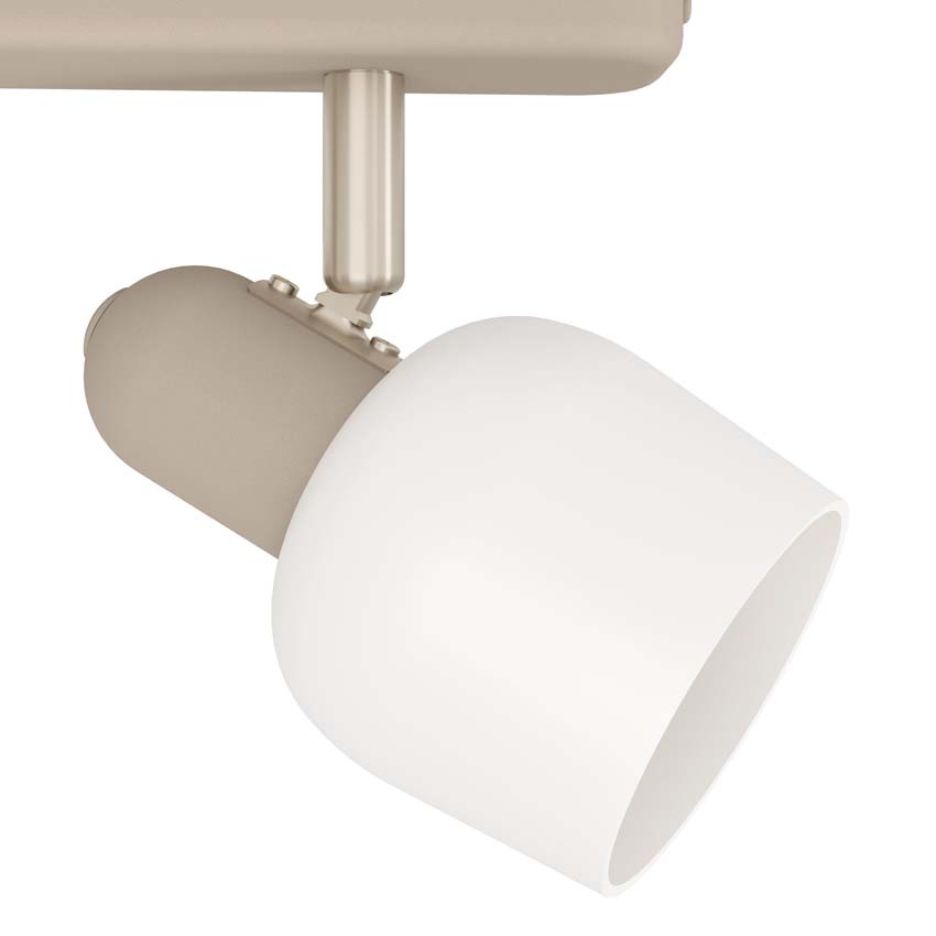 Spot en saillie - Sable - 30x12,5x15cm - Dimmable - E14 - 2x40W