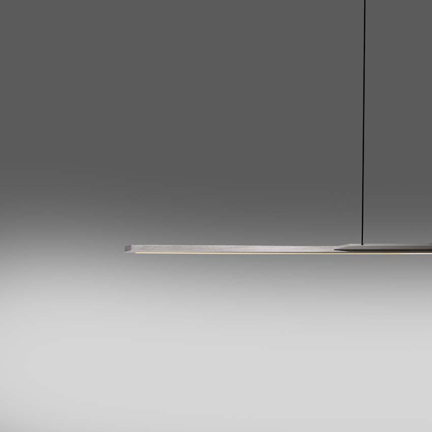 Suspension - Gris - 125cm - Dimmable - 1x18W - 3000K