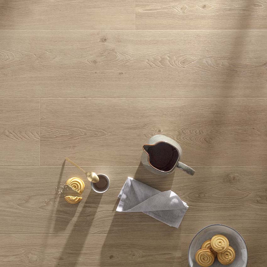 Vinyl Floorify Champagne - Lange planken - 1524 x 225 x 4.5mm