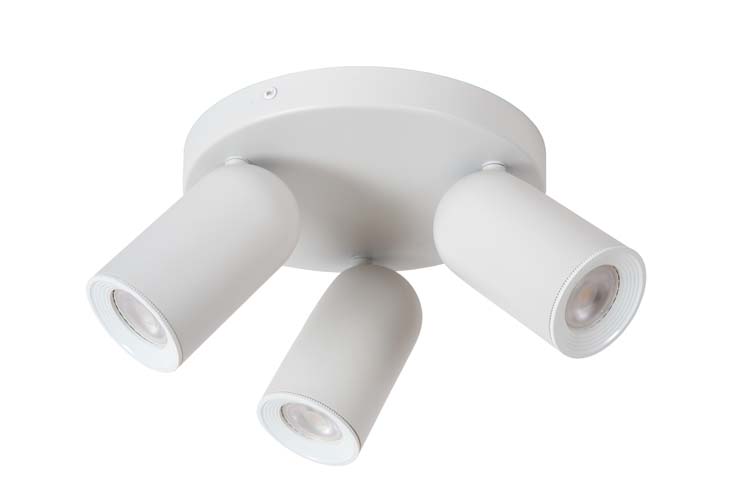 Lucide PUNCH - Plafondspot - Ø 21 cm - 3xGU10 - Wit