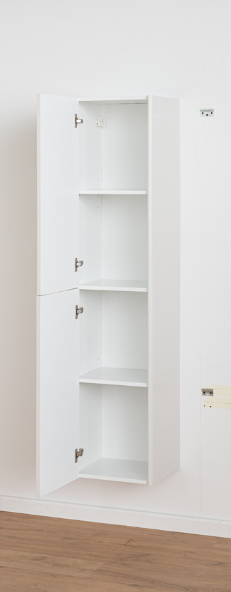 Armoire colonne Billie beige suspendue 170x40x35cm
