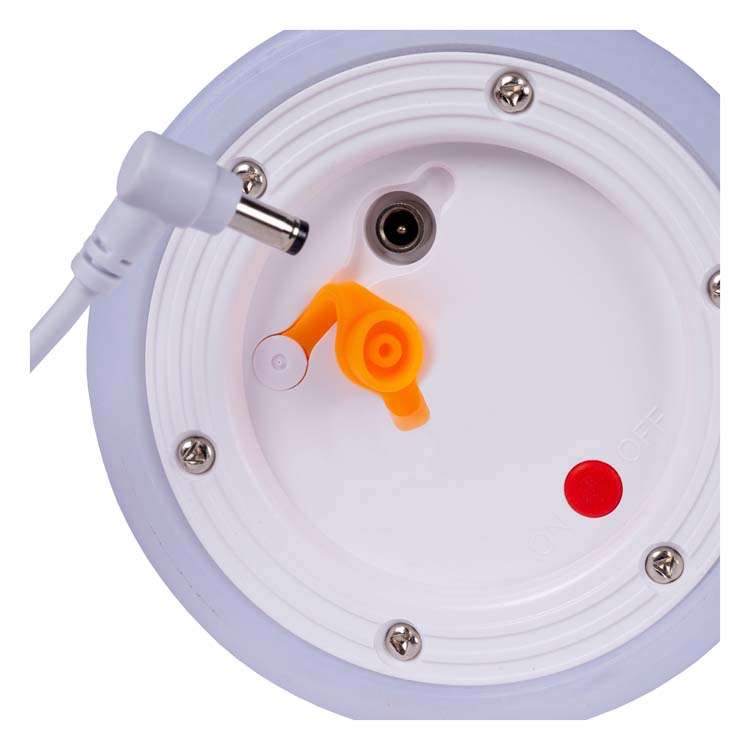 Lampe de table Extérieur - Ø 10 cm - LED Dim. - 1x0,3W 3200K - IP44 - 3 StepDim -Blanc Brun