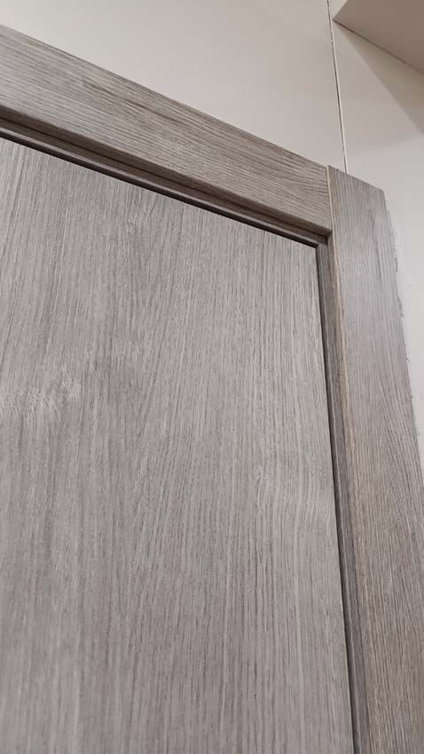 Complete binnendeur Vintage Milo grijs 201,5x63cm tubespaan omkeerbaar + deurkast 16,5cm