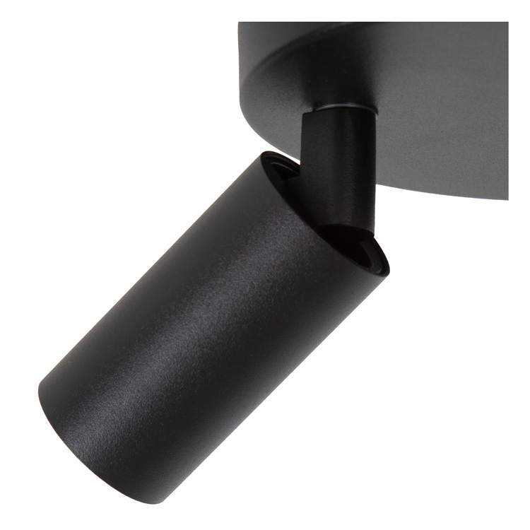 Spot plafond Zen - noir - Ø18cm - 3xGU10