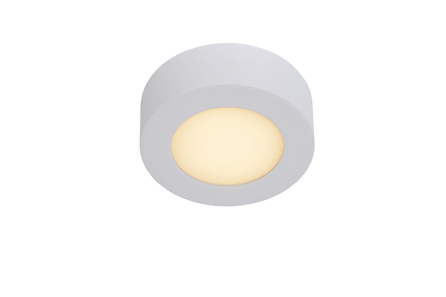 Plafondlamp - wit - rond - dimbaar - Ø11,5cm - LED - 8W - IP44