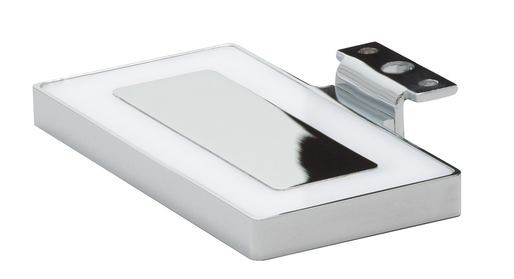 Eclairage salle de bain chrome