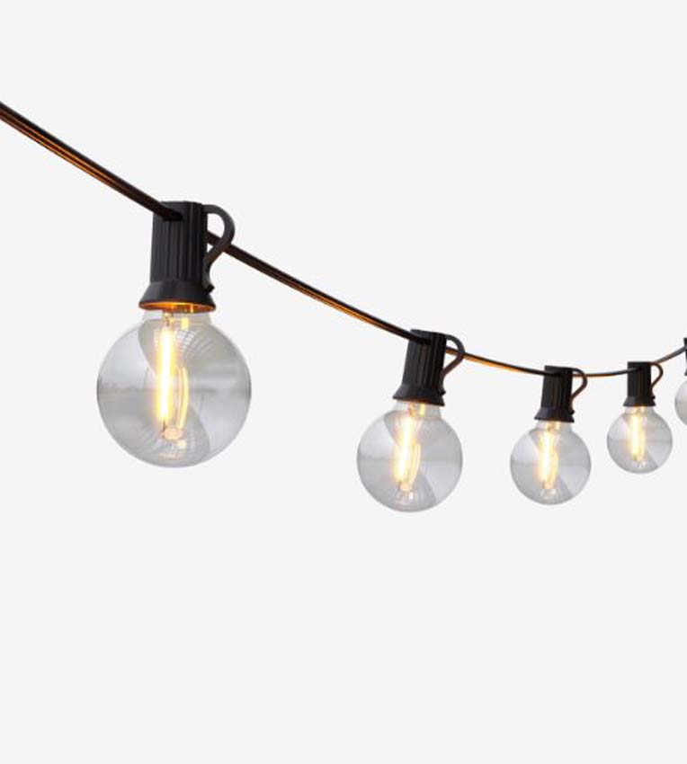 Partylamp - Warm wit - 30m - Dimbaar - 2700K - LED geïntegreerd - 50 lampen