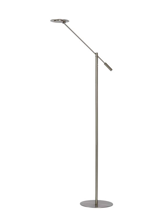 Lucide ANSELMO - Lampadaire - Ø 25 cm - 9W 3000K - Chrome Dépoli
