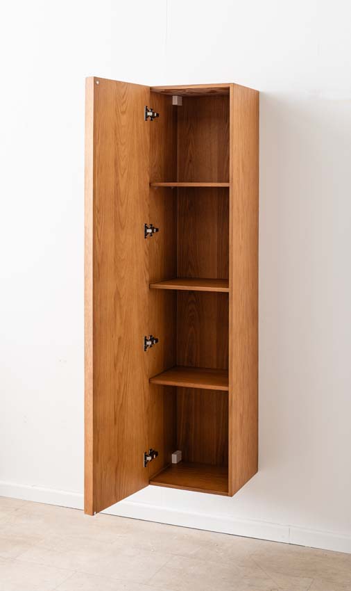 Armoire colonne Fae chêne suspendue 40x35x170cm