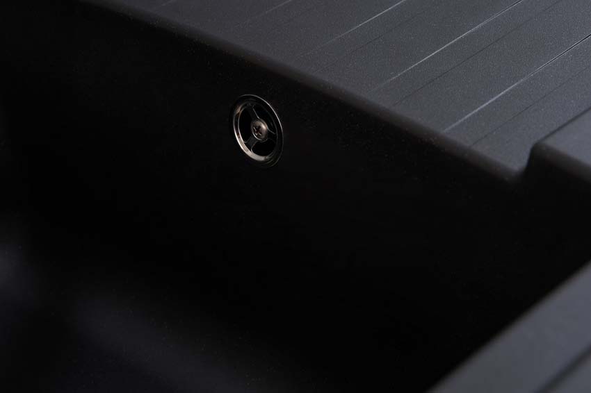 Spoelbak Nils zwart 86x50cm