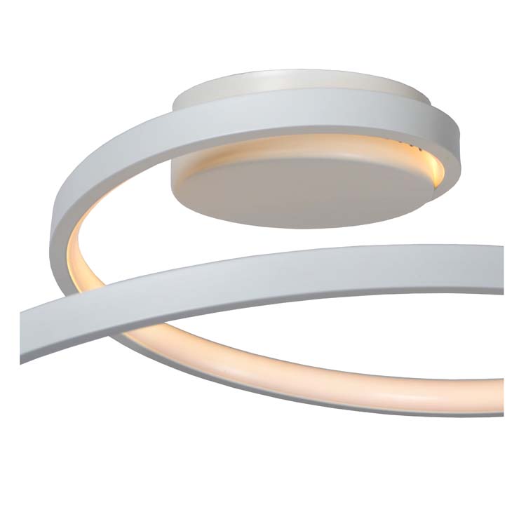 Plafonnier - Ø 46 cm - LED Dim. - 1x24W 3000K - 3 StepDim - Blanc