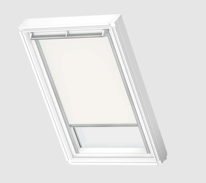 Store enrouleur Velux occultant à commande manuelle blanc UK08 1025S