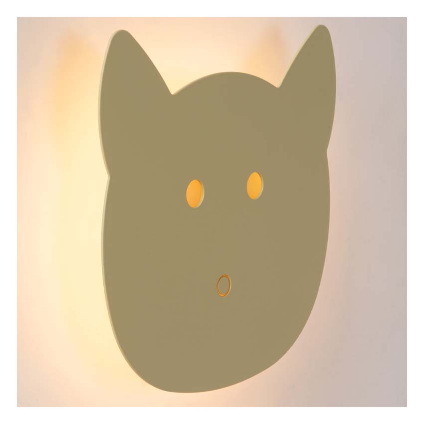 Applique chambre denfant - vert - dimmable - LED 1x7W - 2600K/2700K