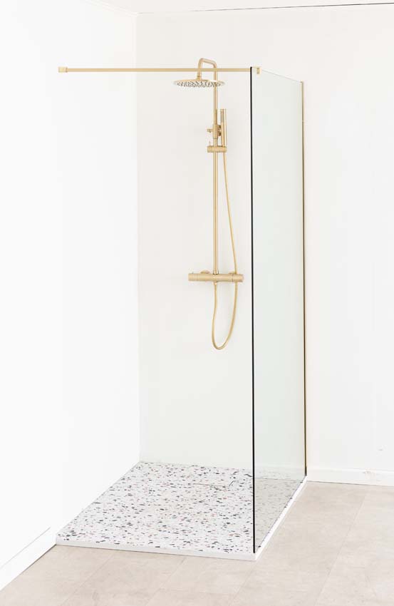 Douchebak Moby SMC terrazzo look 120x90cm