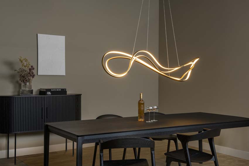 SARDANA - Suspension - LED Dim. - 1x54W 2700K - Or Mat / Laiton