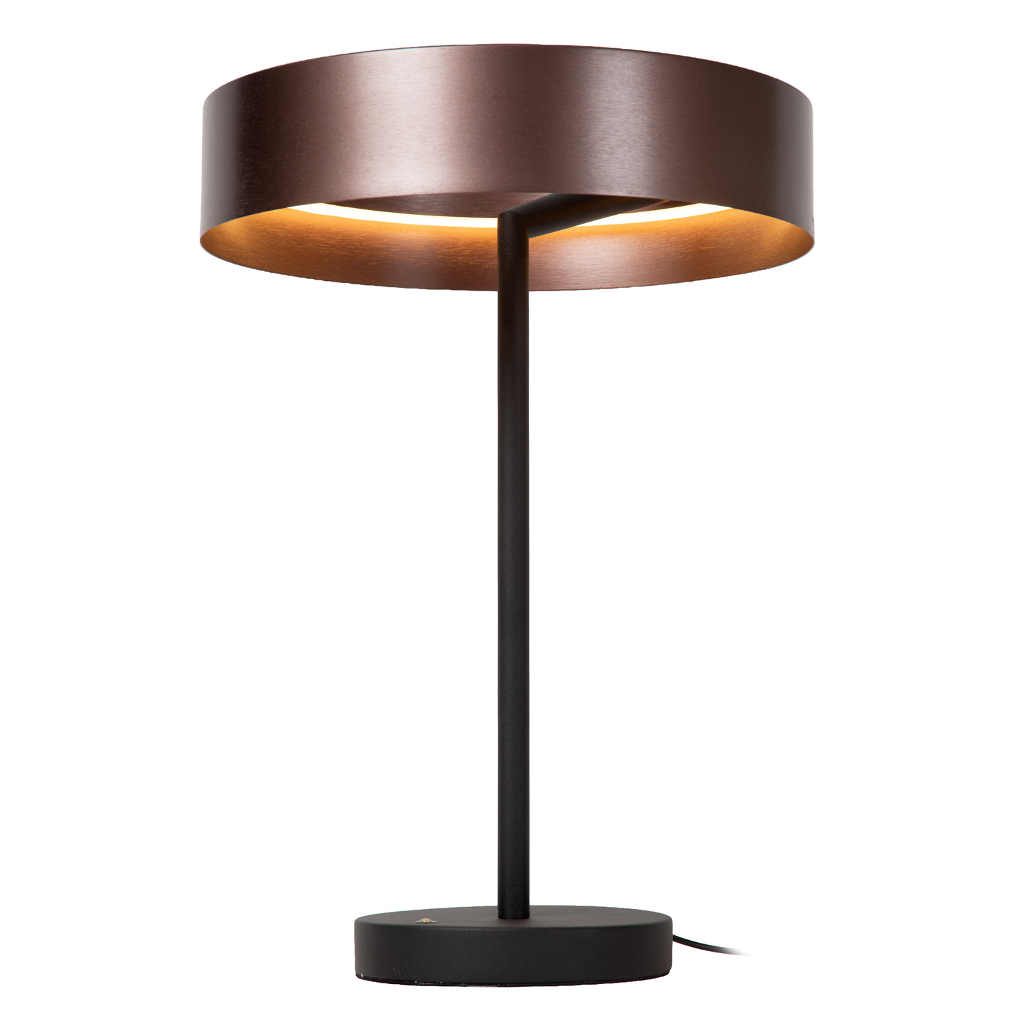 Lampe de table - Ø31cm - LED Dim. - CCT - 1X12W 2200K/4000K - Café