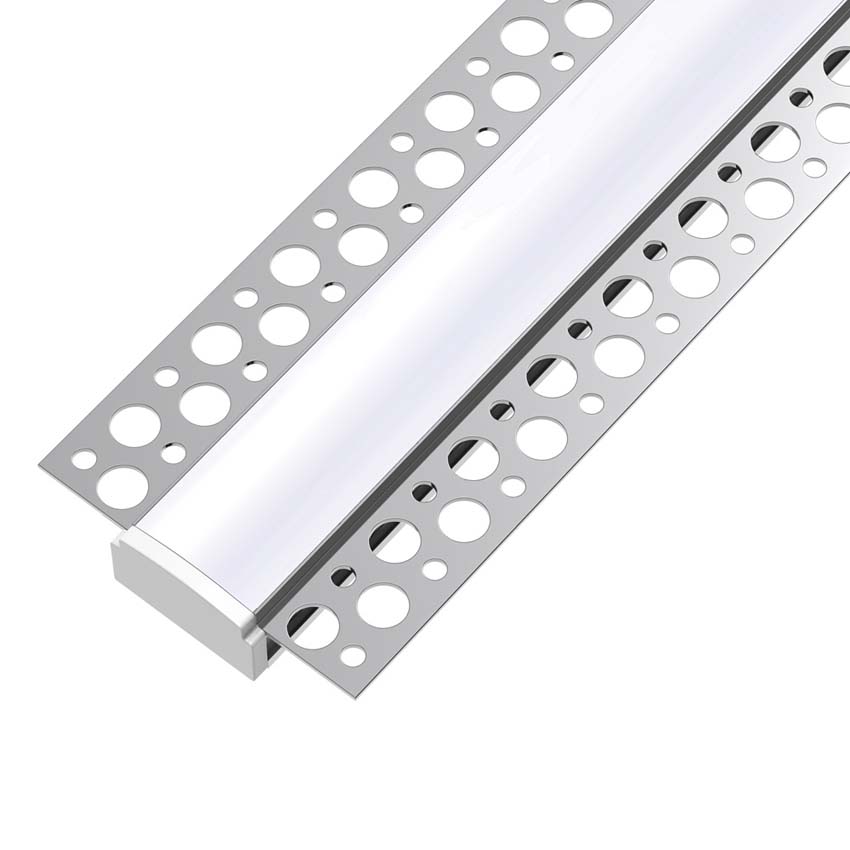 Profilé pour bande LED pour plaques de plâtre en aluminium  2 mètres