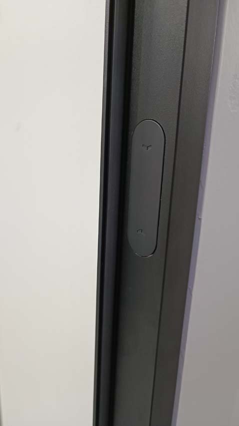 Enkele glazen binnendeur Luxe Urla Nero mat glas op maat zwart rechts duwend