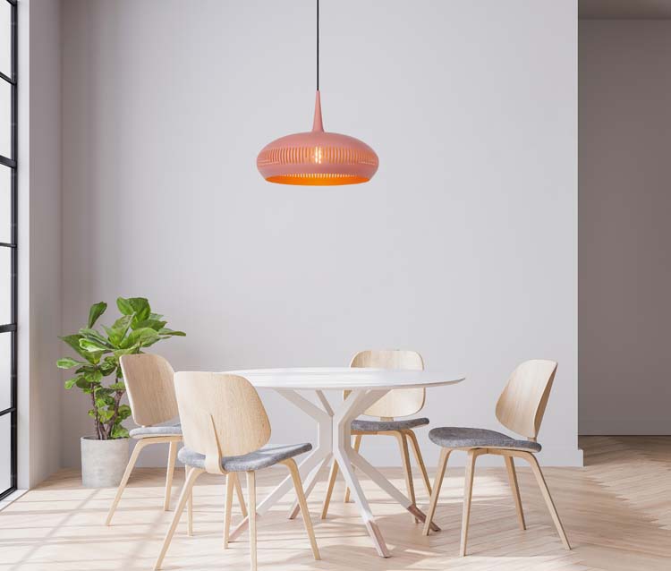 Suspension - rose - Ø45cm - E27 - 40W