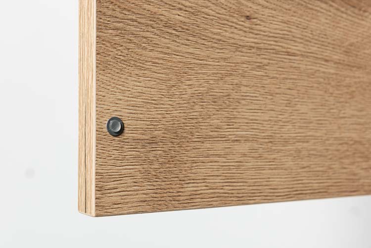 Armoire colonne Domino chêne suspendue 170x40x32cm