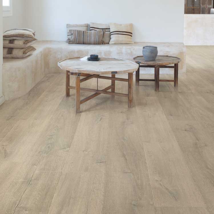 Stratifié Quick-Step Capture 9mm chêne patiné brun 138x21,2cm