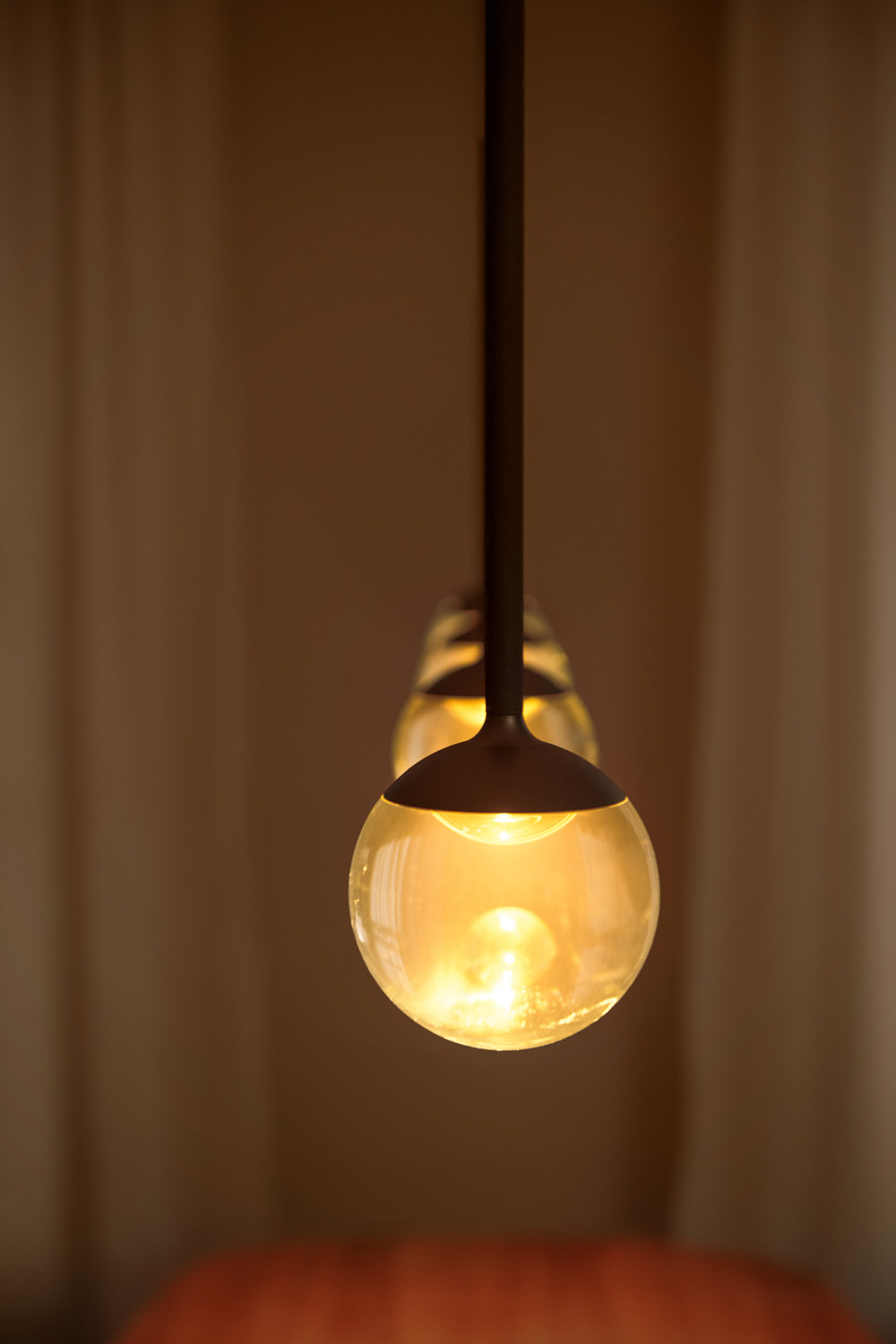 Lucide Premium Calina - Hanglamp - LED Dimb. - CCT - 5X8,2W 2200K/3300K - Met vervangbare LED-module - Koffie