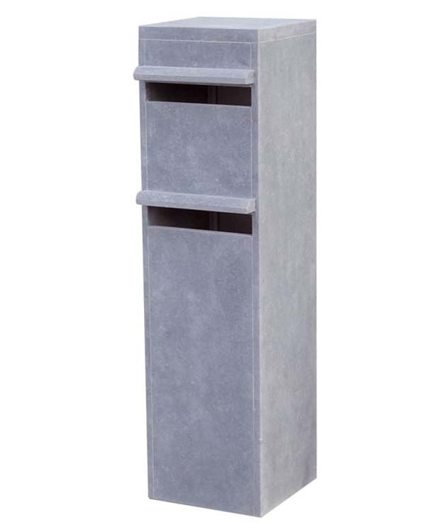 Boîte aux lettres Gouvy pierre bleue 2 pièces