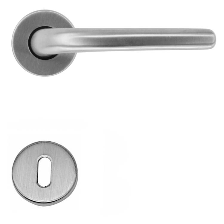 Deurkruk ancona inox look baardrozet