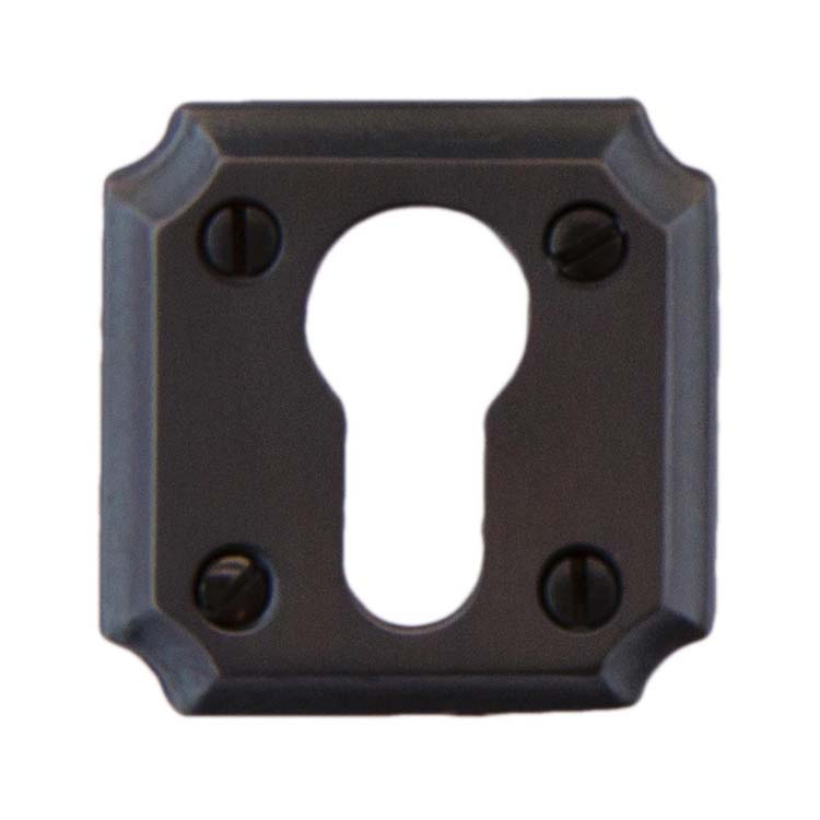 Plaque cylindre genua carbon noir
