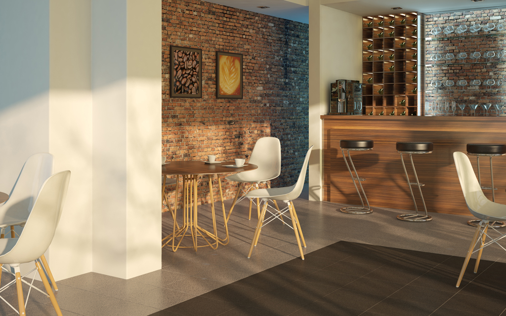 Carrelage de sol et mural Luke carrelage de garage anthracite 30x30cm