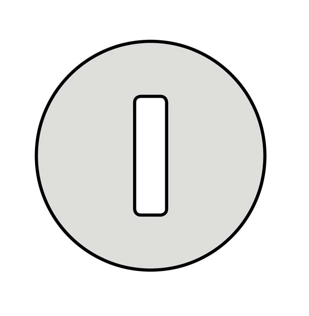 Poignée de porte Color line Rosace set = 2 pièces