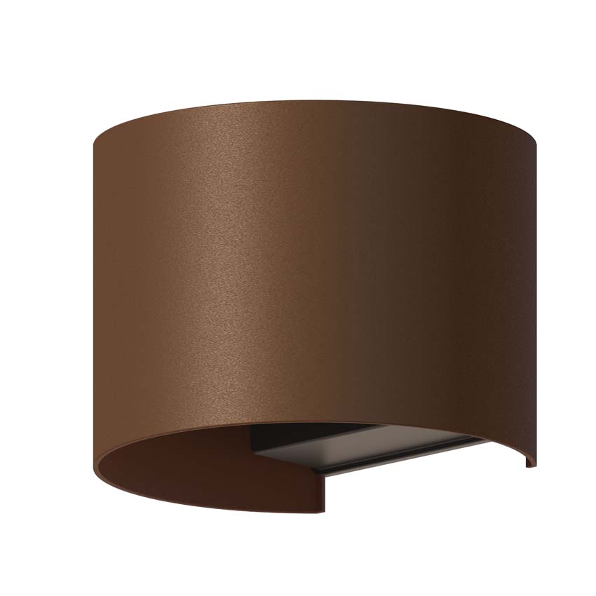 Wandlamp - Roest - 13,5x10x11,5cm - LED geïntegreerd - 1x7W - 3000K