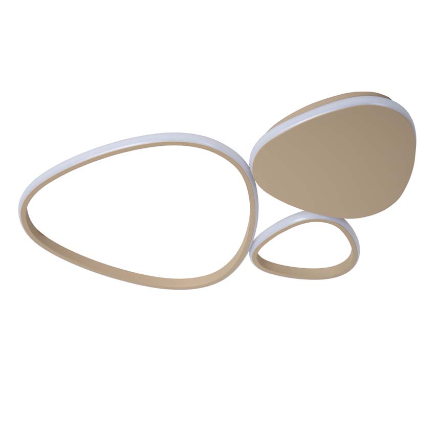 Plafonnier Oro - taupe - LED dimmable - 1x30W - 2700K/4000K