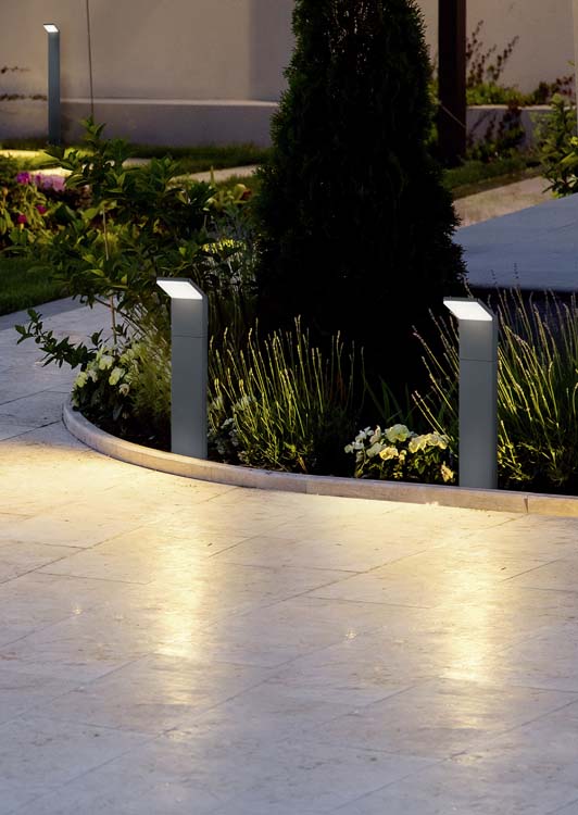 Lanterne antracite incl LED 9W 3000K 900Lm H50cm