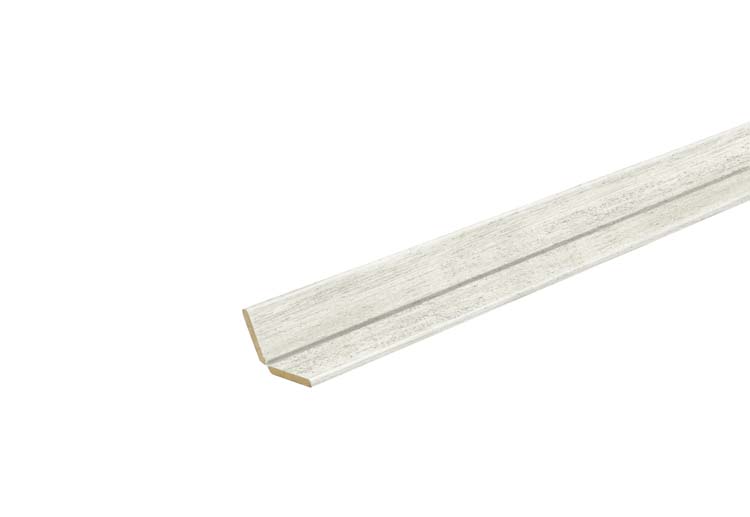 Kniklijst Decohouse white wash MDF 22x22x2400mm