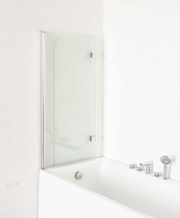 Paroi de baignoire Asher chrome gauche/droite 120x130cm
