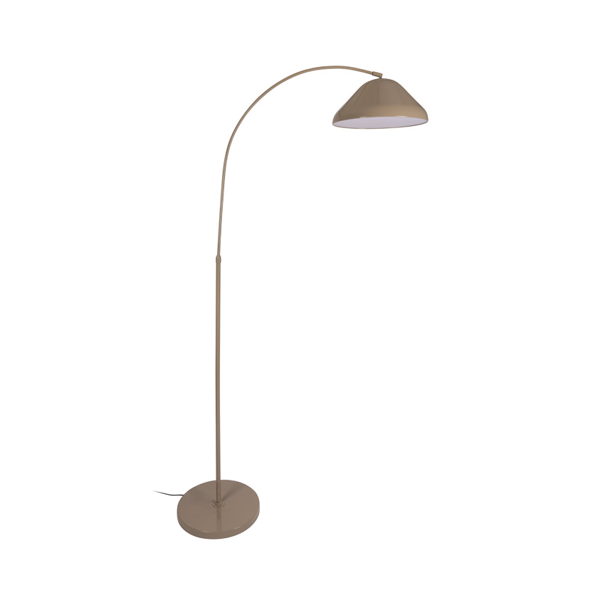 Lucide Vibes Andres - Lampadaire - 1xE27 - Taupe