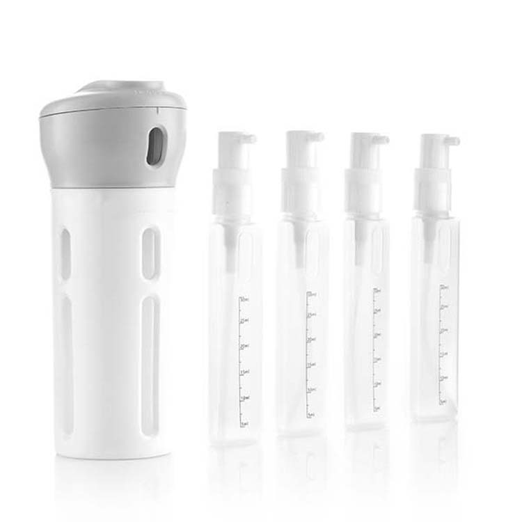 Distributeur de savon de voyage 4 x 40 ml Distributeur de savon de voyage 4 x 40 ml