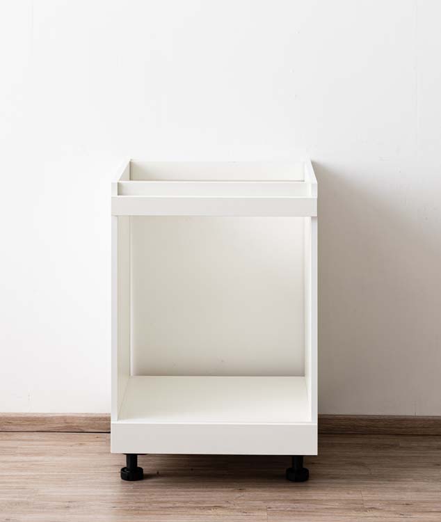 Armoire de cuisine Plenti meuble bas pour four blanche 60x78cm