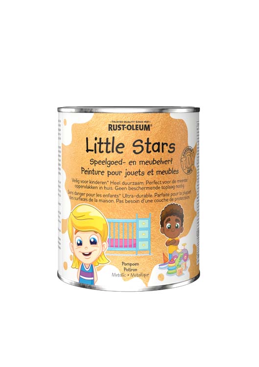 Little stars peinture meubles et jouets citrouille métallique 0.75L Little stars peinture meubles et jouets citrouille métallique 0.75L