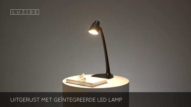 LUDO - Lampe de bureau - LED - 1x4,5W 3000K - Noir LUDO - Lampe de bureau - LED - 1x4,5W 3000K - Noir