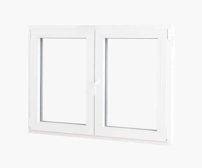 2-VL draaikiepraam pvc Deceuninck Elegant Inf. wit/wit B1400xH1000 mm 2-VL draaikiepraam pvc Deceuninck Elegant Inf. wit/wit B1400xH1000 mm